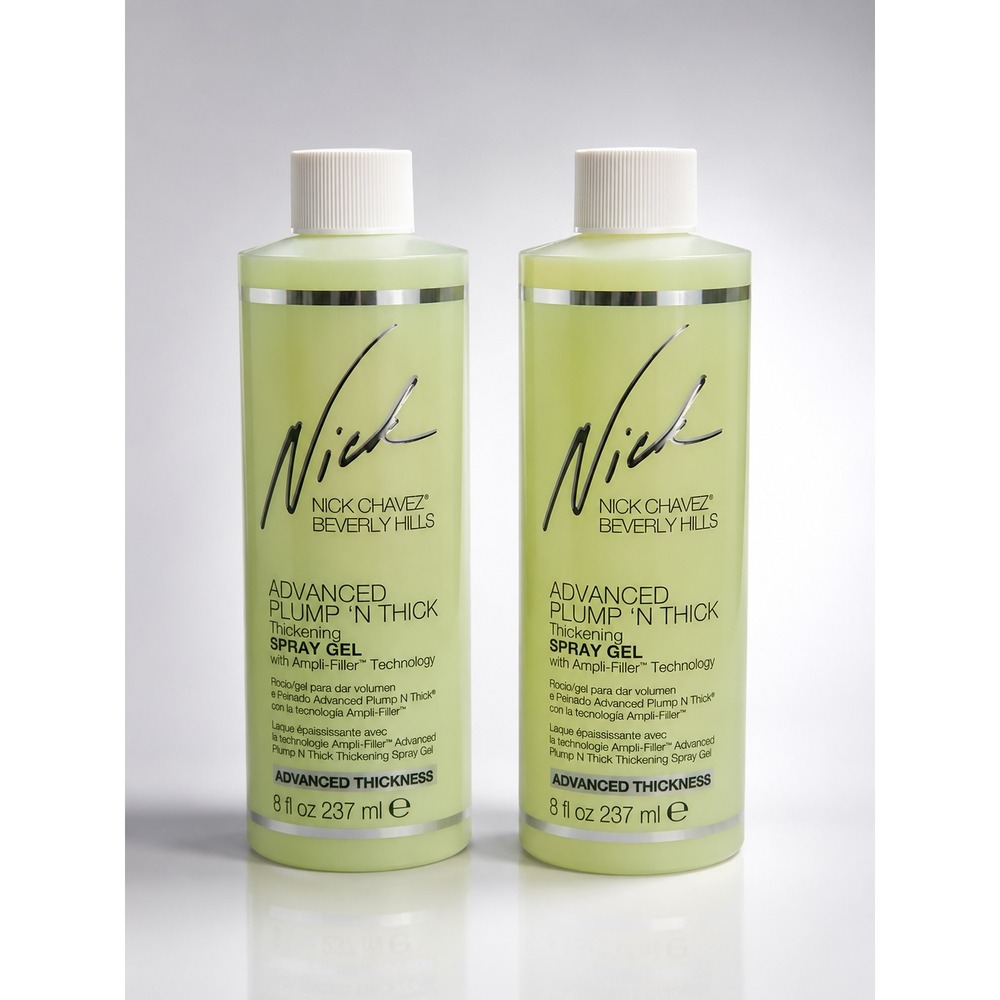 2 Nick Chavez Beverly Hills Advanced Plump N Thick Thickening Spray Gel 8 oz NEW